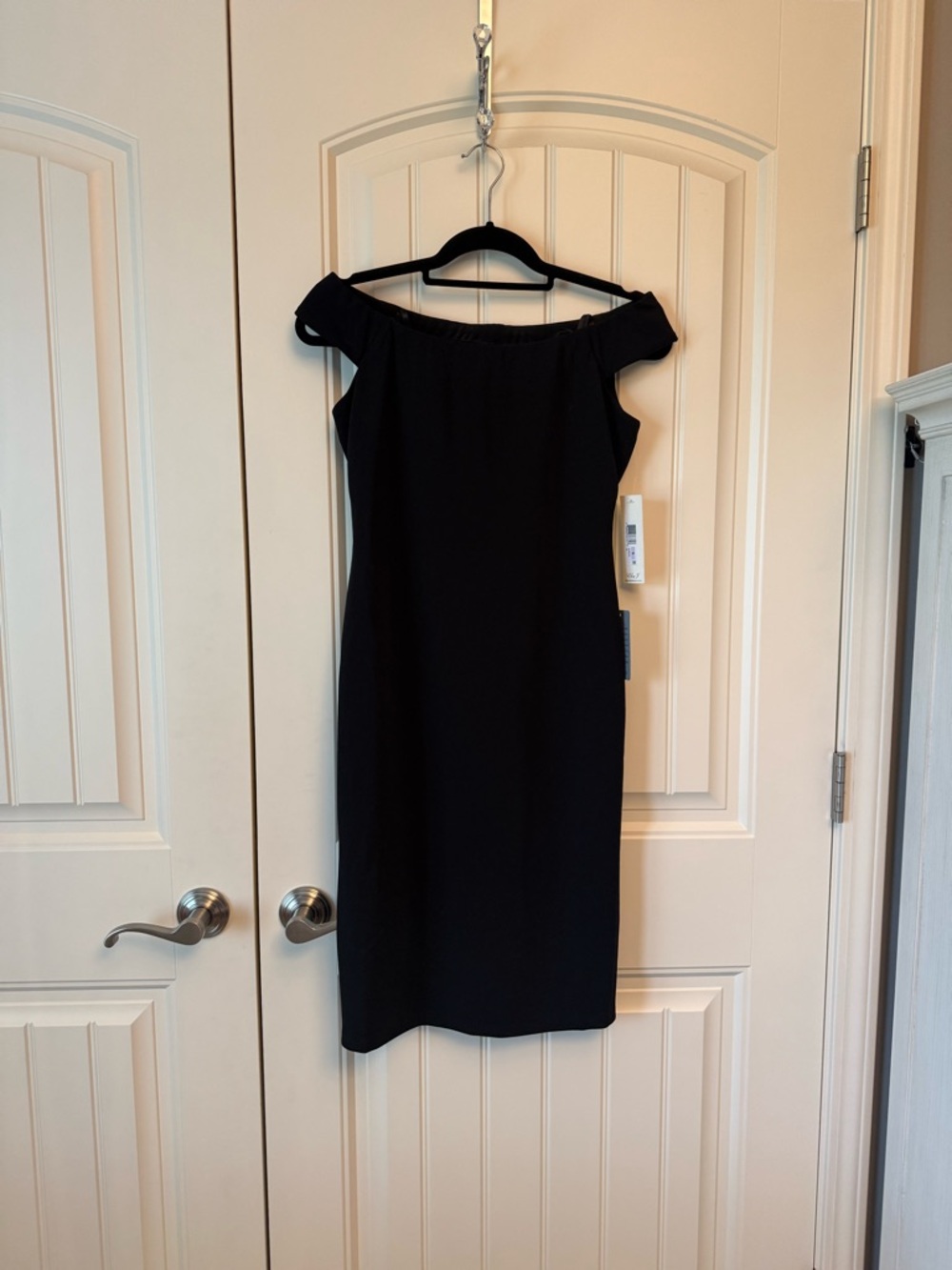 Eliza J One-Shoulder Black Cocktail Dress